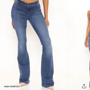 Get Around Flex Low Rise Flare Jeans
